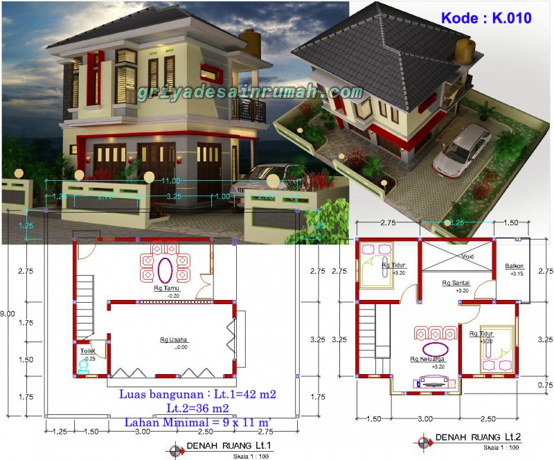 Rumah Toko Mewah 2 Lantai Di Bandung Jasa Desain Rumah