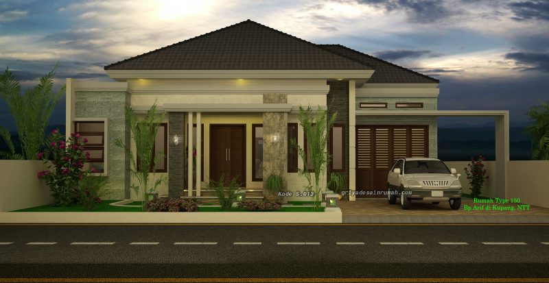 Rumah 4 Kamar Tidur Type 150 Di Kupang | Jasa Desain Rumah