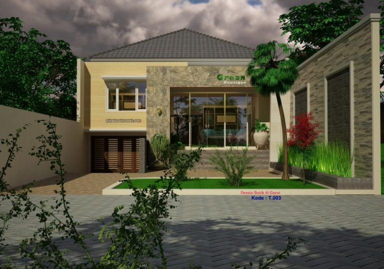 Contoh Desain Butik Minimalis