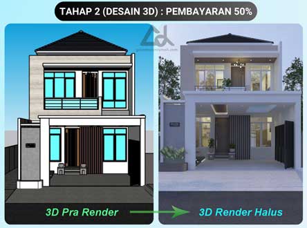 sistem pembayaran desain tahap 3D